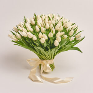 buchet lalele albe florarie online