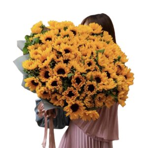 buchet floarea soarelui florarie online