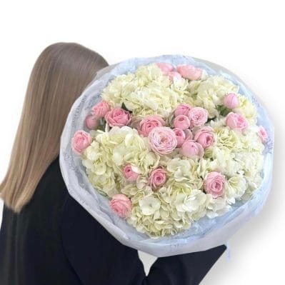 Buchet de flori mixte- Blush hour